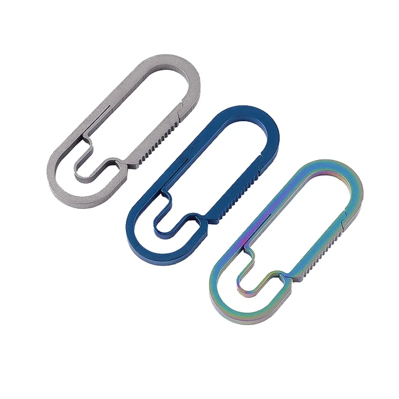 EDC Titanium Gourd Buckle Carabiner Keychain Waist Belt Clip Anti-lost Buckle Hanging Retractable Keyring Outdoor Tools New
EDC Titanium Gourd Buckle Carabiner Keychain Waist Belt Clip Anti-lost Buckle Hanging Retractable Keyring Outdoor Tools New