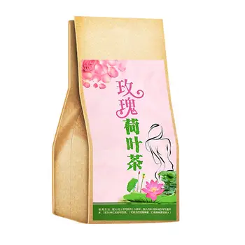 

2020 Fujian Mei Gui He Ye Cha Rose Lotus Leaf Tea Flower Tea for Anti-fatigue and Beauty