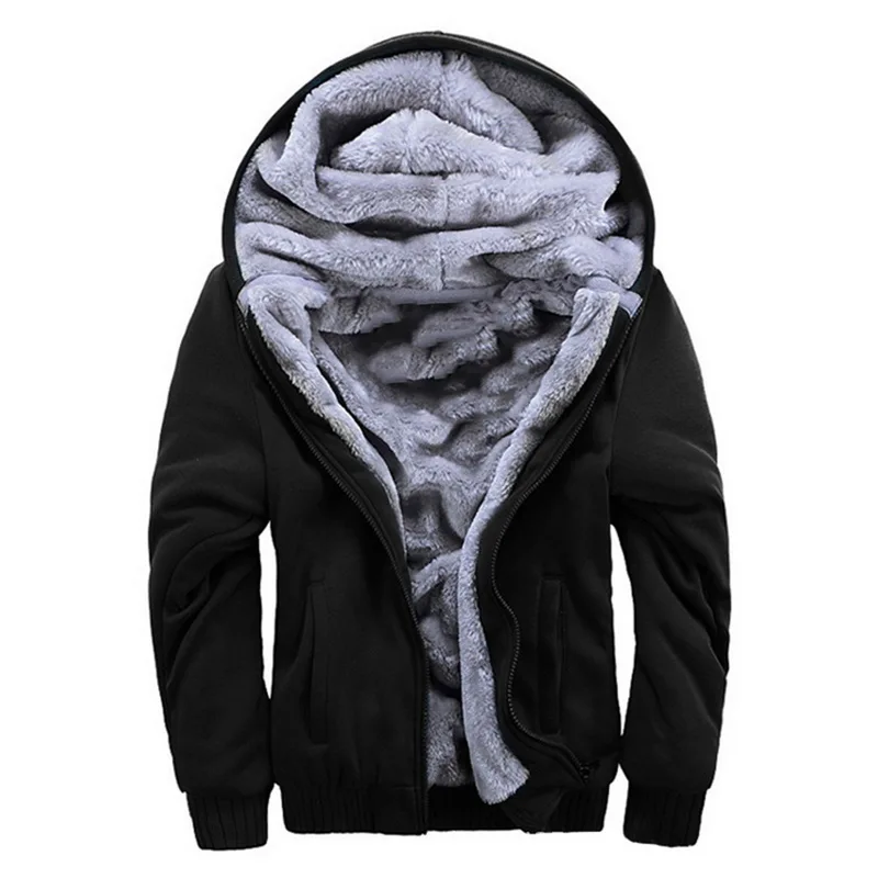 MJARTORIA Men's Solid Color Casual Winter Thickened Warm Coat Casual Fashion Zipper Hooded Fleece Long Sleeve Jacket
MJARTORIA Men's Solid Color Casual Winter Thickened Warm Coat Casual Fashion Zipper Hooded Fleece Long Sleeve Jacket