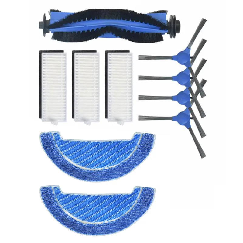 10pcs Filters Main Brush Kit Sweeper accessories For Cecotec Conga 1090 1790 Robotic Vacuum Cleaner Repair Replacement | Инструменты