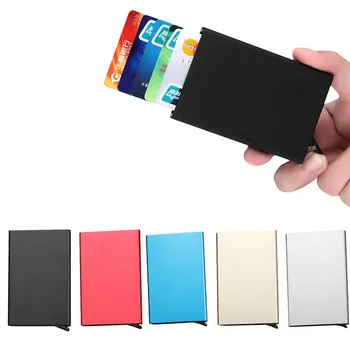 High-grade Alumina Mult-card Holder Solid Color Automatic Pop-up Anti-theft Bank Card Box Mini Business Card Case
High-grade Alumina Mult-card Holder Solid Color Automatic Pop-up Anti-theft Bank Card Box Mini Business Card Case