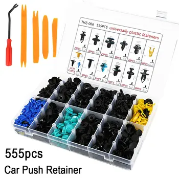 555pc/set Plastic Car Clips Push Retainer Trim Door Panel Rivet Fastener Mud Flaps Pushes Auto Interior Accessories
555pc/set Plastic Car Clips Push Retainer Trim Door Panel Rivet Fastener Mud Flaps Pushes Auto Interior Accessories