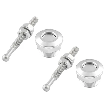 7/8 inch 22mm Push Button Hood Pins Locking Kit Latch Quick Release Silver - Pack of 2
7/8 inch 22mm Push Button Hood Pins Locking Kit Latch Quick Release Silver - Pack of 2