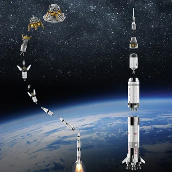 IN STOCK Ideas series The Apollo Saturn V Model Building Blocks set Compatible 21309 37003 classic education Toys for children
IN STOCK Ideas series The Apollo Saturn V Model Building Blocks set Compatible 21309 37003 classic education Toys for children