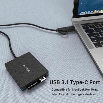 BYEASY UC-91 CFast 2.0 Reader Via USB 3.0 or USB C Port CFast Memory Card Reader with Thunderbolt 3 Port Using
BYEASY UC-91 CFast 2.0 Reader Via USB 3.0 or USB C Port CFast Memory Card Reader with Thunderbolt 3 Port Using