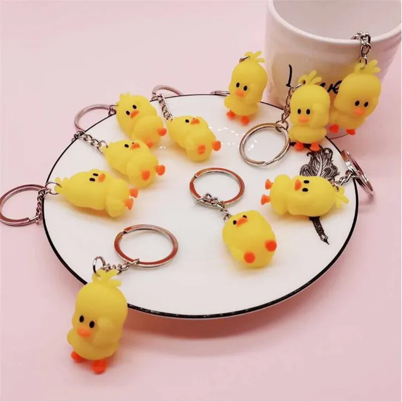 Cute Dancing Little Yellow Duck Key Chain Silicone Little Yellow Duck Keychain Small Gift
Cute Dancing Little Yellow Duck Key Chain Silicone Little Yellow Duck Keychain Small Gift