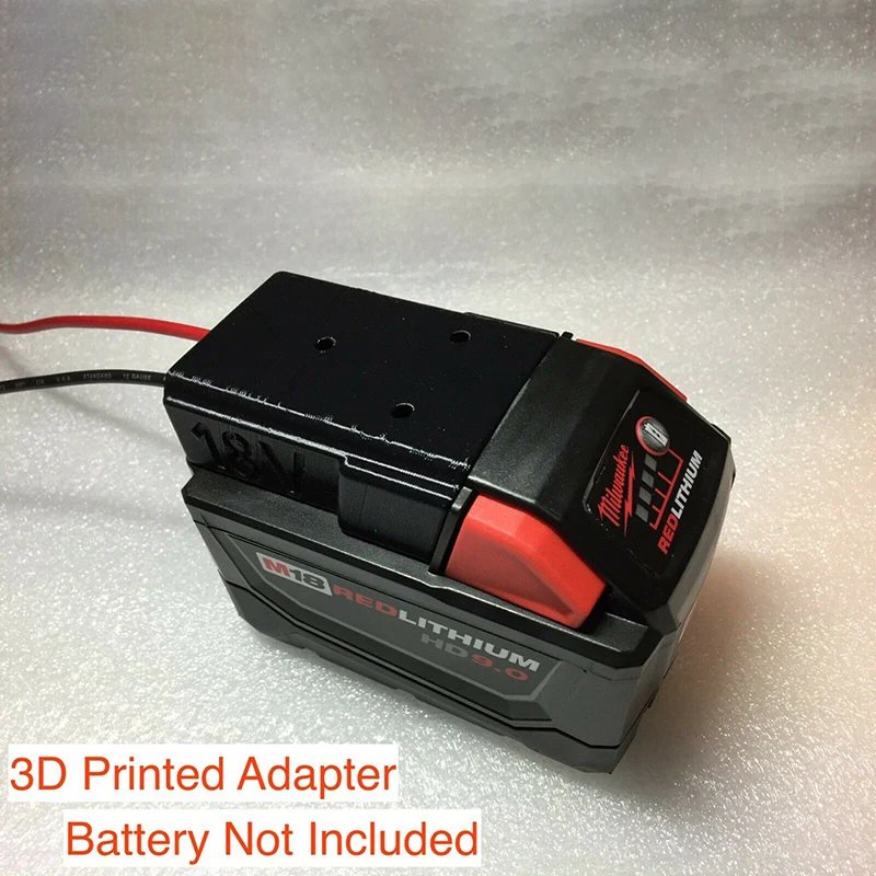Battery Adapter For Milwaukee Durable 18V Dock Power Connector Two 12 Gauge Wires Safe BMS Protection DIY Toy Battery Adapter 
Battery Adapter For Milwaukee Durable 18V Dock Power Connector Two 12 Gauge Wires Safe BMS Protection DIY Toy Battery Adapter