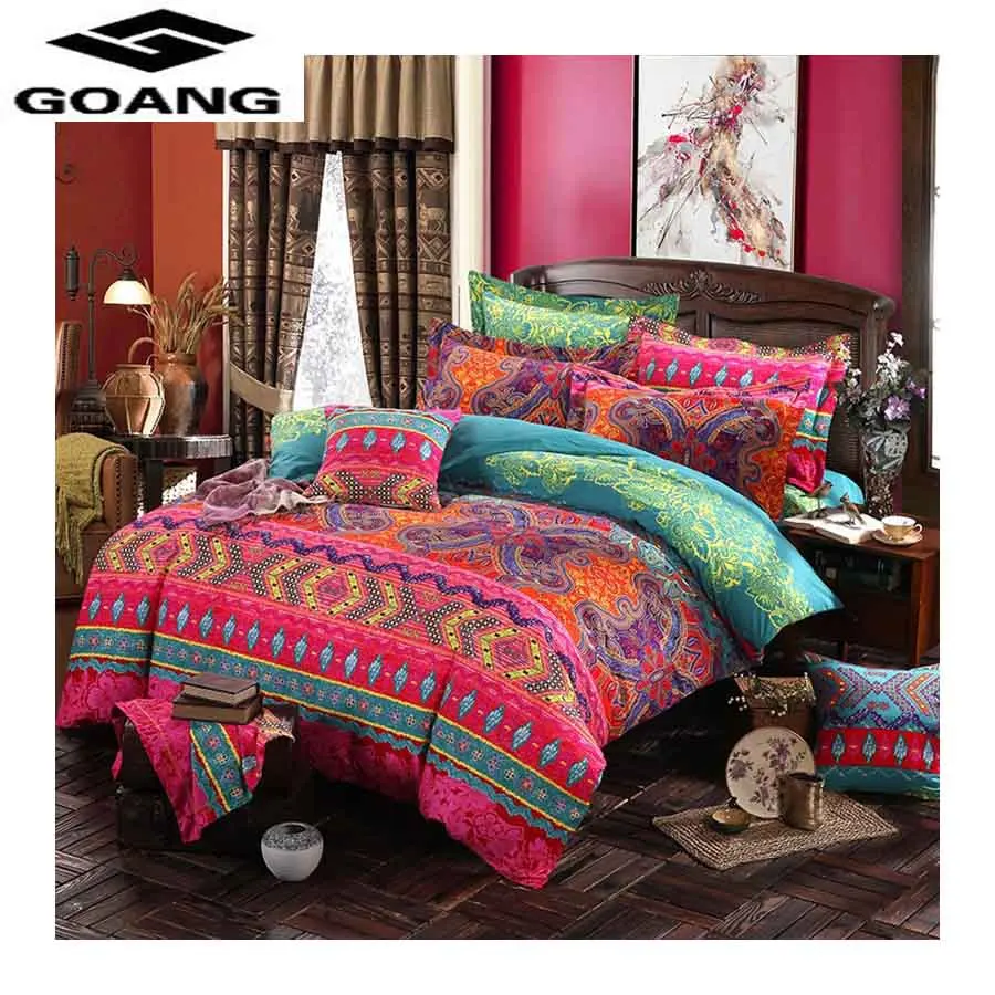 GOANG 3d digital printing boho bedding sets bed sheet duvet cover and pillowcase home textiles luxury bedding set
GOANG 3d digital printing boho bedding sets bed sheet duvet cover and pillowcase home textiles luxury bedding set