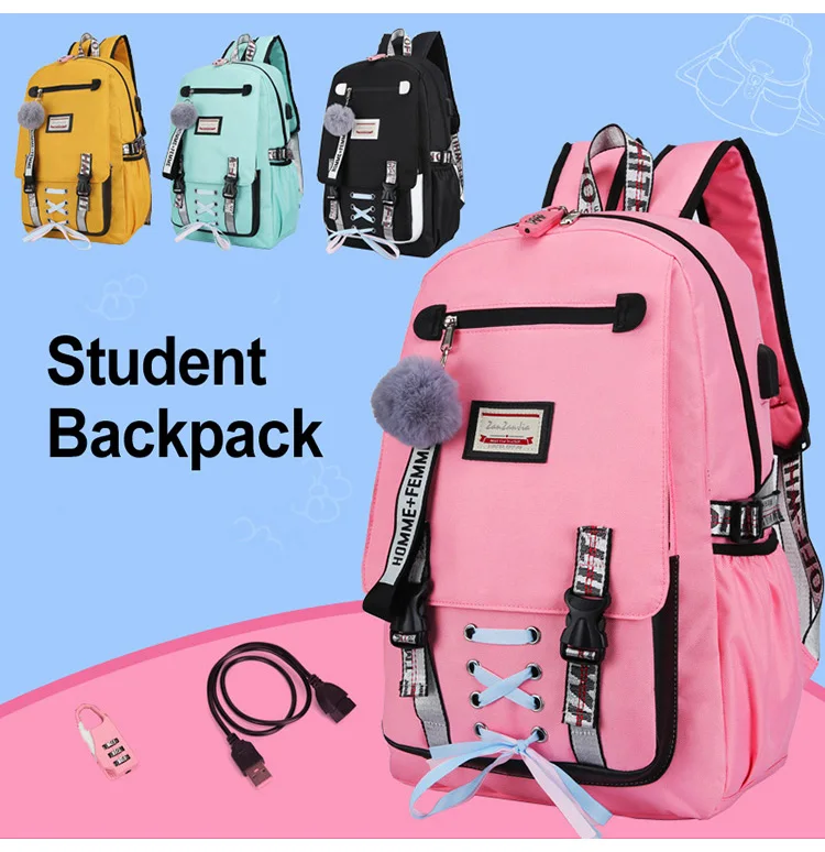 USB Charging School Backpack For Teenage Girls Travel Backpack Waterproof Backpack Kids Schoolbag Children School Bag Mochila
USB Charging School Backpack For Teenage Girls Travel Backpack Waterproof Backpack Kids Schoolbag Children School Bag Mochila