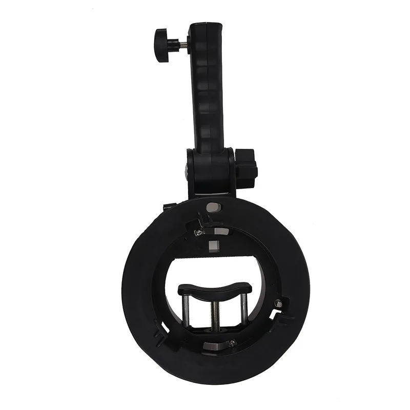 Bracket Pro Mount Adapter Holder for Speedlite Snoot Flash Softbox with Hand grip