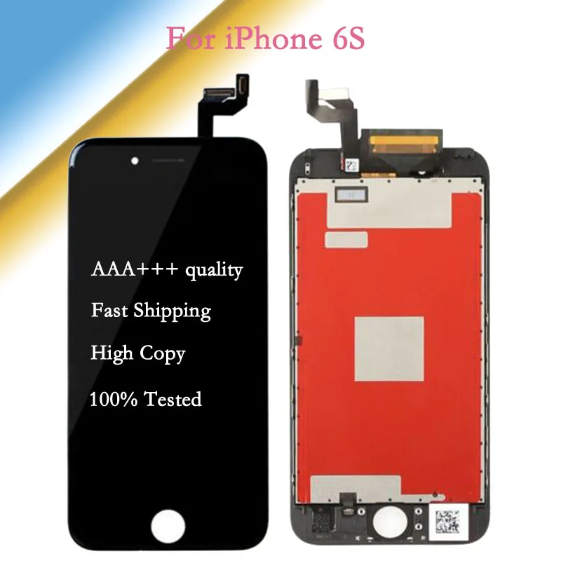 AAA+++ Quality For iPhone 6S LCD Display Touch Screen With 3D Digitizer Assembly 100% Tested No Dead Pixel High Copy Replacement
AAA+++ Quality For iPhone 6S LCD Display Touch Screen With 3D Digitizer Assembly 100% Tested No Dead Pixel High Copy Replacement