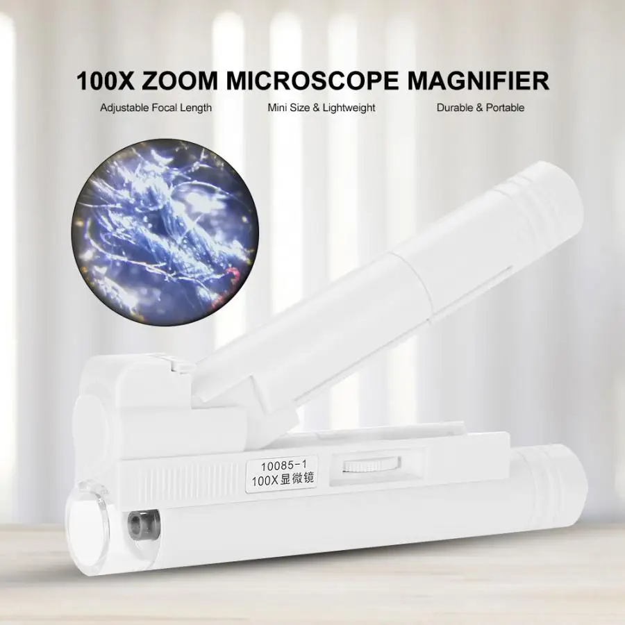 Manicure Vacuum Cleaner 100X Zoom Microscope Double Tube Jewelry Magnifier Pocket Magnifying Glass with LED Light Nail Art Tool
Manicure Vacuum Cleaner 100X Zoom Microscope Double Tube Jewelry Magnifier Pocket Magnifying Glass with LED Light Nail Art Tool