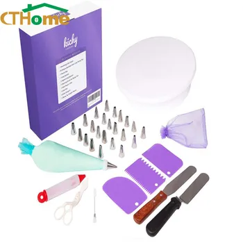 122 Pcs/set Cake Decorating Stainless Pastry Nozzles Cake Turntable Confectionery Bag Baking Tools For Cakes Kichen Accessories
122 Pcs/set Cake Decorating Stainless Pastry Nozzles Cake Turntable Confectionery Bag Baking Tools For Cakes Kichen Accessories
