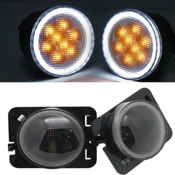 Amber LED Turn Signal Light with DRL+Fender Side Marker Parking Light Assembly Kit for Jeep Wrangler JK Unlimited 2007-2017
Amber LED Turn Signal Light with DRL+Fender Side Marker Parking Light Assembly Kit for Jeep Wrangler JK Unlimited 2007-2017