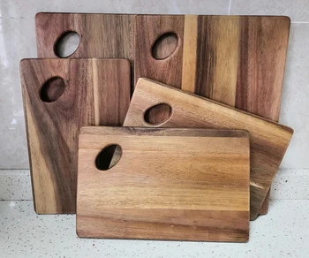 High quality Acacia Wood Cutting Board ,Practical double-sided wooden cutting board, regular Bread Board with Oval handle
High quality Acacia Wood Cutting Board ,Practical double-sided wooden cutting board, regular Bread Board with Oval handle