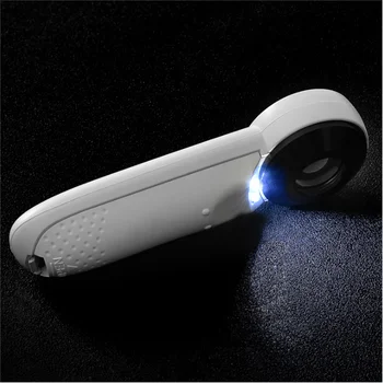 BIJIA 40x Double LED Light High Brightness Magnifier Jewelry Identification Handheld Reading Glass 6B-1
BIJIA 40x Double LED Light High Brightness Magnifier Jewelry Identification Handheld Reading Glass 6B-1