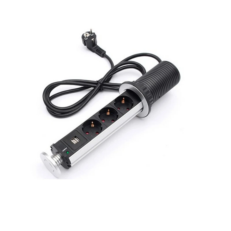 Hot Sell Aluminium Alloy Shell Tensile Type EU Desktop Socket with Indicator Socket Kitchen Socket pop-up stopcontact keuken
Hot Sell Aluminium Alloy Shell Tensile Type EU Desktop Socket with Indicator Socket Kitchen Socket pop-up stopcontact keuken