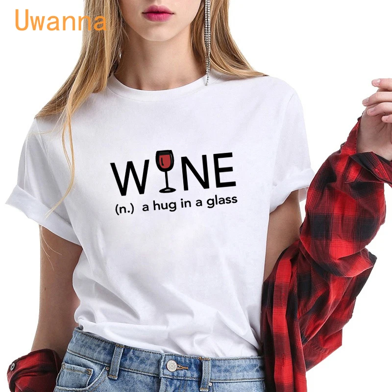 new summer WINE t shirt women Print harajuku short sleeves tee casual white Tops fashion t-shirt women letter tshirt clothing
new summer WINE t shirt women Print harajuku short sleeves tee casual white Tops fashion t-shirt women letter tshirt clothing