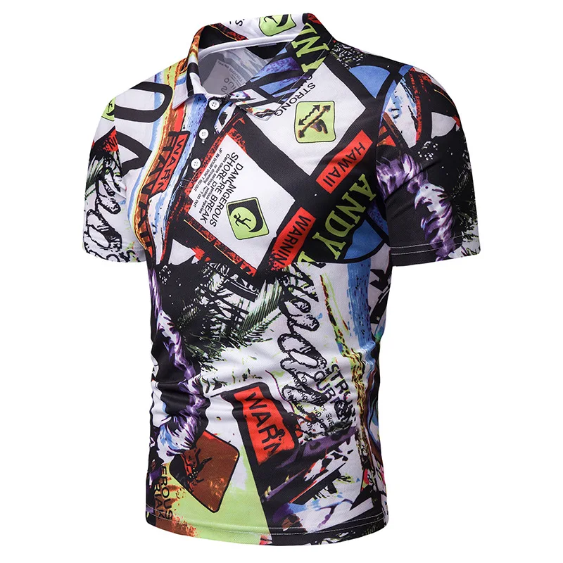 Summer Men Polo Shirt Men Casual Nationality Style Printed Short Sleeve Polo Homme De Marque Haute Qualite Camisa Polo
Summer Men Polo Shirt Men Casual Nationality Style Printed Short Sleeve Polo Homme De Marque Haute Qualite Camisa Polo