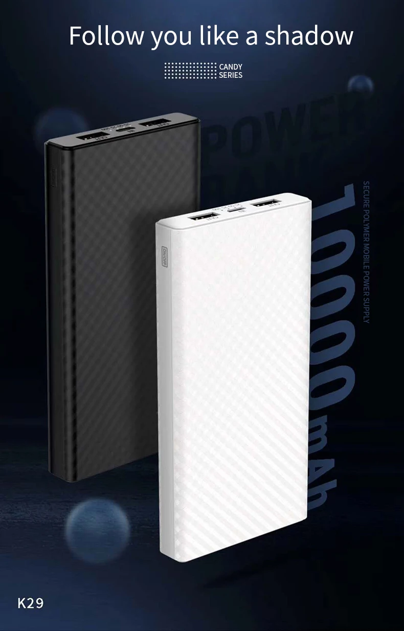 Lithium power bank 10000mAh portable Charging Power Bank dual USB Interface 2A Current output External Battery Charger
Lithium power bank 10000mAh portable Charging Power Bank dual USB Interface 2A Current output External Battery Charger