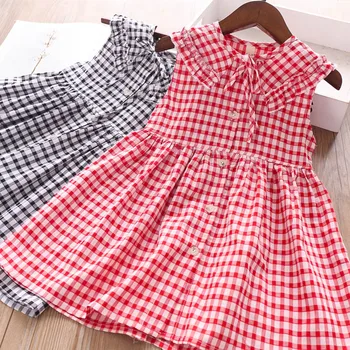 2020 Summer Girls plaid dress Children's Clothing Wholesale
2020 Summer Girls plaid dress Children's Clothing Wholesale
