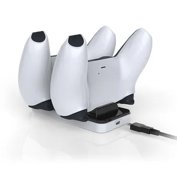 Portable Charging Dock for PS5 Game Controller Dual-port Gamepad Charging Stand Cradle for PS5 Wireless Game Controller
Portable Charging Dock for PS5 Game Controller Dual-port Gamepad Charging Stand Cradle for PS5 Wireless Game Controller