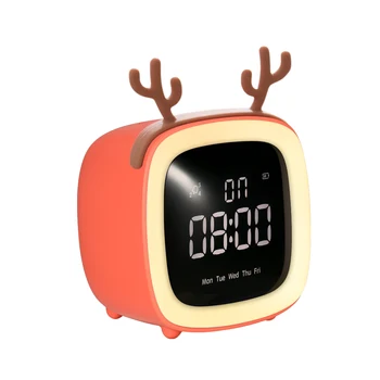 Hot Night Light Alarm Clock Table Clock with Snooze Function Adjustable Brightness Time Date Display Cute Night Lights for Baby
Hot Night Light Alarm Clock Table Clock with Snooze Function Adjustable Brightness Time Date Display Cute Night Lights for Baby