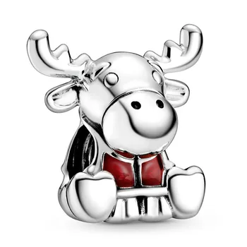 Original Red Enamel Vest Canada Moose Maple Leaf Branch beads Fit 925 Sterling Silver Charm Bracelet Bangle Diy Jewelry 
Original Red Enamel Vest Canada Moose Maple Leaf Branch beads Fit 925 Sterling Silver Charm Bracelet Bangle Diy Jewelry