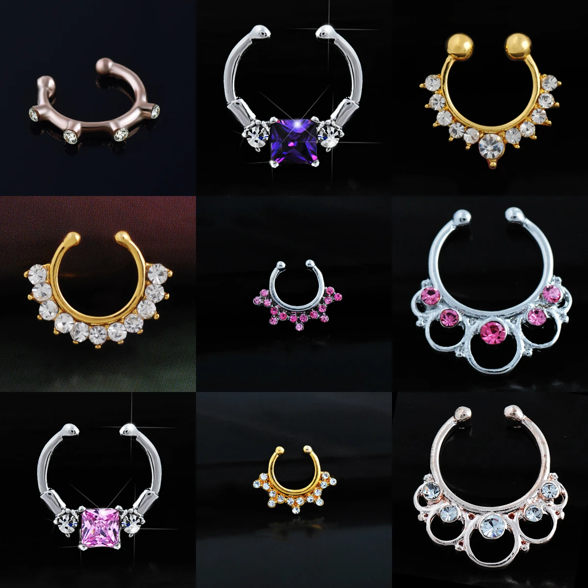 16G Nose Piercing Ring Indian Septum Clicker Nose Rings Piercing Body Jewelry Hoops Helix Piercing Ear Cartilage Gifts
16G Nose Piercing Ring Indian Septum Clicker Nose Rings Piercing Body Jewelry Hoops Helix Piercing Ear Cartilage Gifts