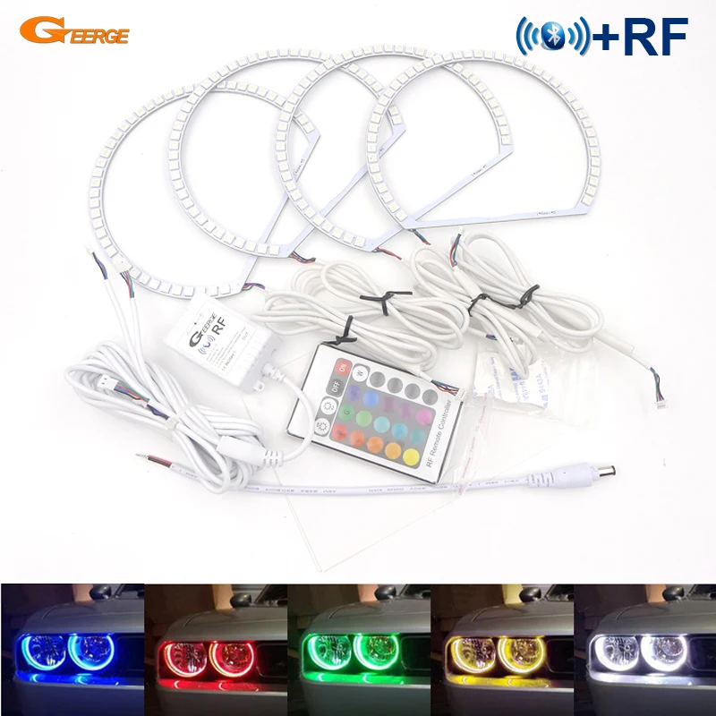 For Dodge Challenger 2008-2014 Excellent Angel Eyes kit Multi-Color Ultrabright 7 Color RGB LED Angel Eyes Halo Rings
For Dodge Challenger 2008-2014 Excellent Angel Eyes kit Multi-Color Ultrabright 7 Color RGB LED Angel Eyes Halo Rings