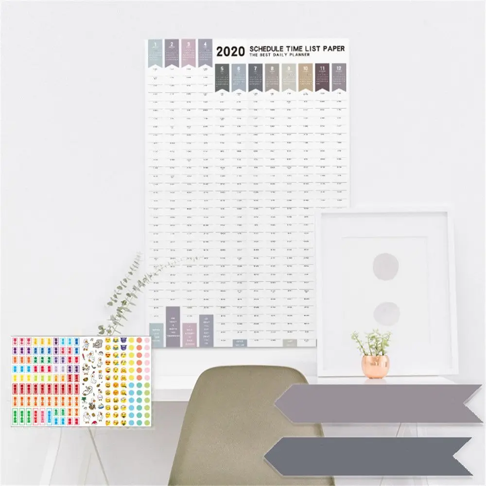 1pc 2020 Year Calendar 365 Days Daily Learning Schedule Periodic Planner Yearly Memo Agenda Organizer School Office Supplies
1pc 2020 Year Calendar 365 Days Daily Learning Schedule Periodic Planner Yearly Memo Agenda Organizer School Office Supplies