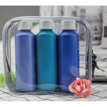 Waterproof PVC Transparent Women Travel Zipper Storrage Refillable Bottle Multifunctional Cosmetic Bags 11.5x4.5x10.5cm 
Waterproof PVC Transparent Women Travel Zipper Storrage Refillable Bottle Multifunctional Cosmetic Bags 11.5x4.5x10.5cm