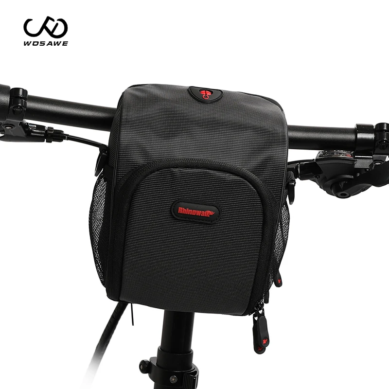 WOSAWE New Bicycle Front Handlebar Bag Rain cover Bag Big Capacity Handlebar Front Tube Bag Pocket Shoulder Backpack Camera bag
WOSAWE New Bicycle Front Handlebar Bag Rain cover Bag Big Capacity Handlebar Front Tube Bag Pocket Shoulder Backpack Camera bag