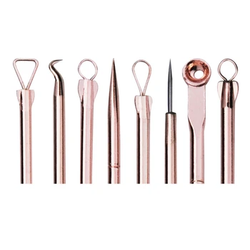 Dolland 4Pcs Blackhead Remover Cleaning Tool Blemish Blackhead Comedone Acne Extractor Remover Tool Needles
Dolland 4Pcs Blackhead Remover Cleaning Tool Blemish Blackhead Comedone Acne Extractor Remover Tool Needles