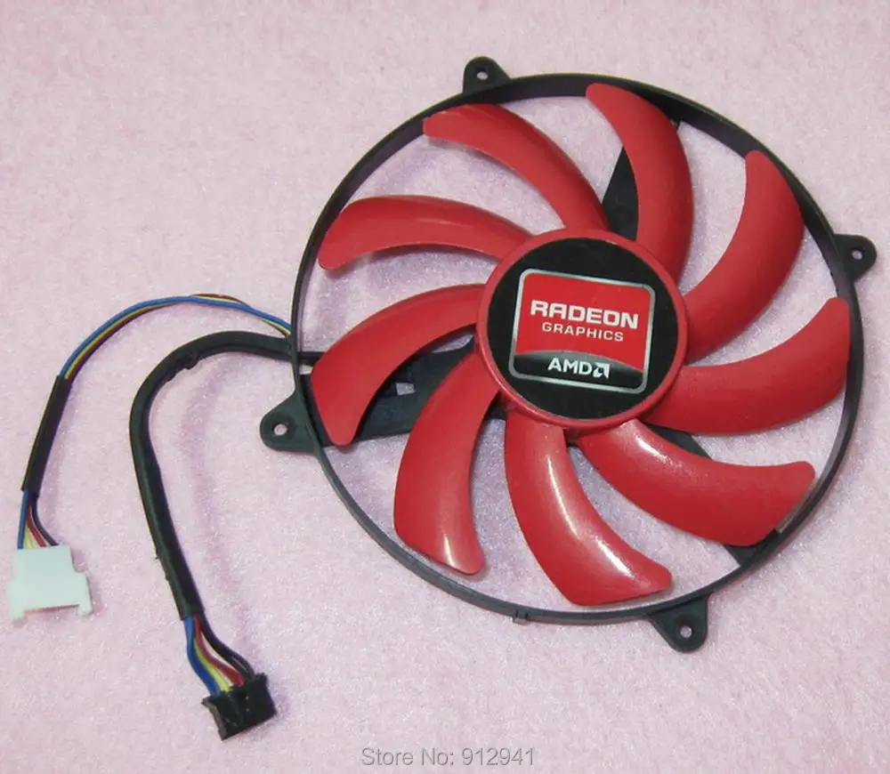 Круглый Вентилятор R156a NTK FD7010H12S для замены графики/видеокарты 12 В 7990 А 4 провода