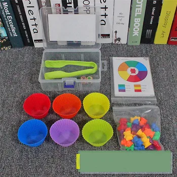 1 Set Montessori Rainbow Matching Toys Counting Bears With Stacking Cups Educational Color Sorting Toys For Kids
1 Set Montessori Rainbow Matching Toys Counting Bears With Stacking Cups Educational Color Sorting Toys For Kids