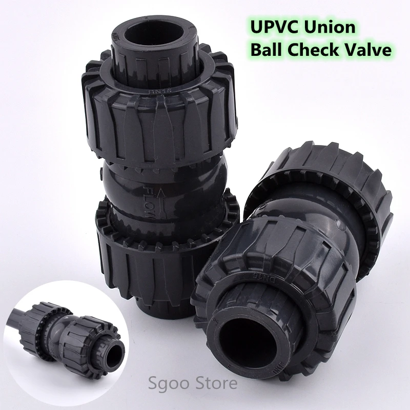 1 шт. I.D 20 ~ 63 мм UPVC Union шаровой обратный клапан, сад, аксессуары для орошения ПВХ обратный клапан, аквариум, пластиковый обратный клапан
1 шт. I.D 20 ~ 63 мм UPVC Union шаровой обратный клапан, сад, аксессуары для орошения ПВХ обратный клапан, аквариум, пластиковый обратный клапан