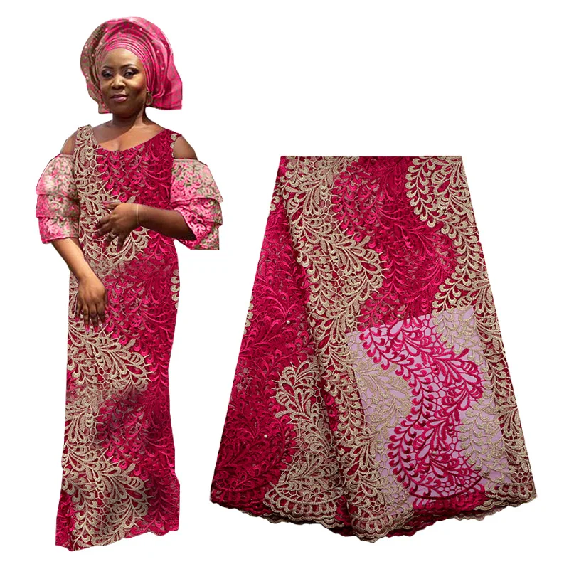 2019 Best Selling African Lace Fabric High Quality Nigerian French Cord Lace Fabric With Beads For Woman Dress Tulle Lace
2019 Best Selling African Lace Fabric High Quality Nigerian French Cord Lace Fabric With Beads For Woman Dress Tulle Lace