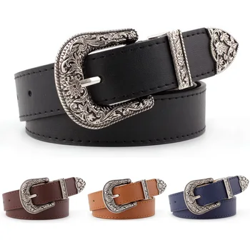 Women's Waist Belt Metal Carved Buckle Classic Belts Ladies Jeans Decoration BLTYN0368
Women's Waist Belt Metal Carved Buckle Classic Belts Ladies Jeans Decoration BLTYN0368