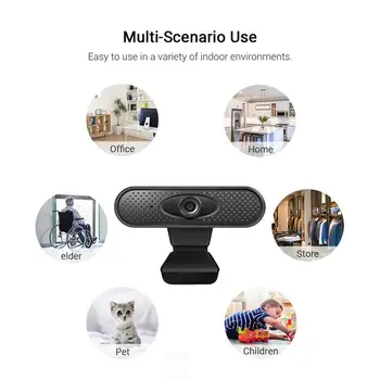 Black USB Computer Multifunctional Camera Web Broadcast Equipment Practical High Definition Beauty 1080P Camera
Black USB Computer Multifunctional Camera Web Broadcast Equipment Practical High Definition Beauty 1080P Camera