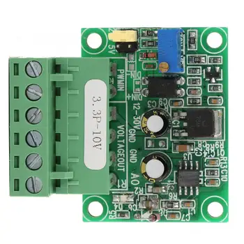 3.3V PWM Signal to 0-10V Voltage Converter D/A Digital-Analog PLC Module inverter transformer
3.3V PWM Signal to 0-10V Voltage Converter D/A Digital-Analog PLC Module inverter transformer