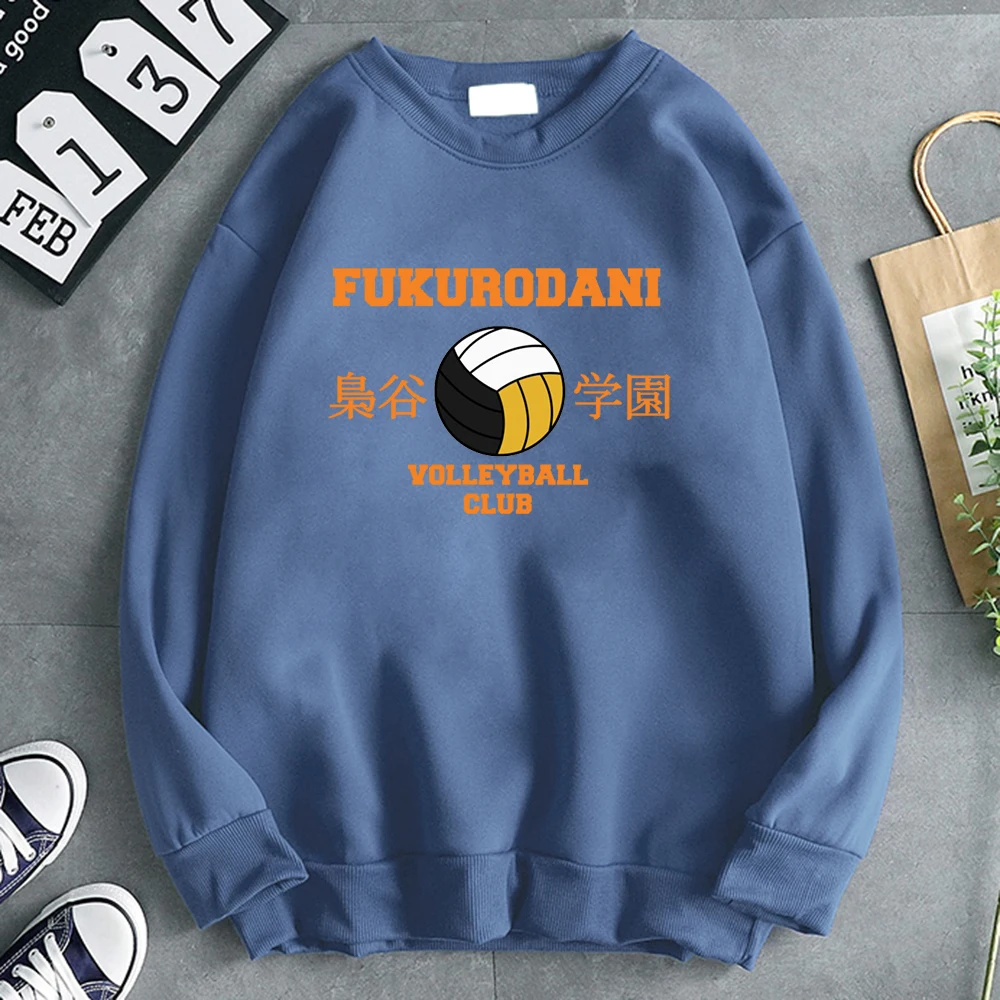 Haikyuu! Толстовки Karasuno для старшей школы Мужской пуловер с аниме уличная мода