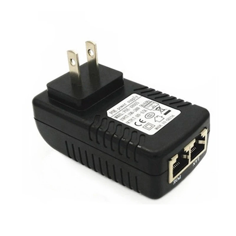 Wall Power Adapter Injector Phone Camera US/EU Plug Replacement Power Supply IP 48V-0.5A POE Ethernet
Wall Power Adapter Injector Phone Camera US/EU Plug Replacement Power Supply IP 48V-0.5A POE Ethernet