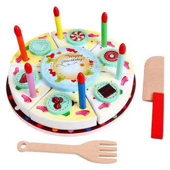 1 Set of Wooden Simulated Cake DIY Chocolate Birthday Cake Cutting Toy for Kids Toddlers
1 Set of Wooden Simulated Cake DIY Chocolate Birthday Cake Cutting Toy for Kids Toddlers