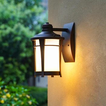 Modern European glass light yard corridor proch villa balcony lamp outdoor lamp rainproof IP45 wall light garden light 
Modern European glass light yard corridor proch villa balcony lamp outdoor lamp rainproof IP45 wall light garden light