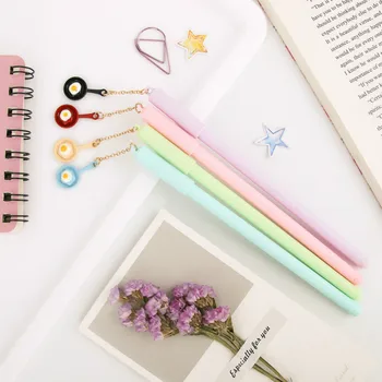24PCS Korean Creative Stationery Cute Pan Fried Egg Pendant Solid Color Gel Pens Kawaii School Supplies
24PCS Korean Creative Stationery Cute Pan Fried Egg Pendant Solid Color Gel Pens Kawaii School Supplies