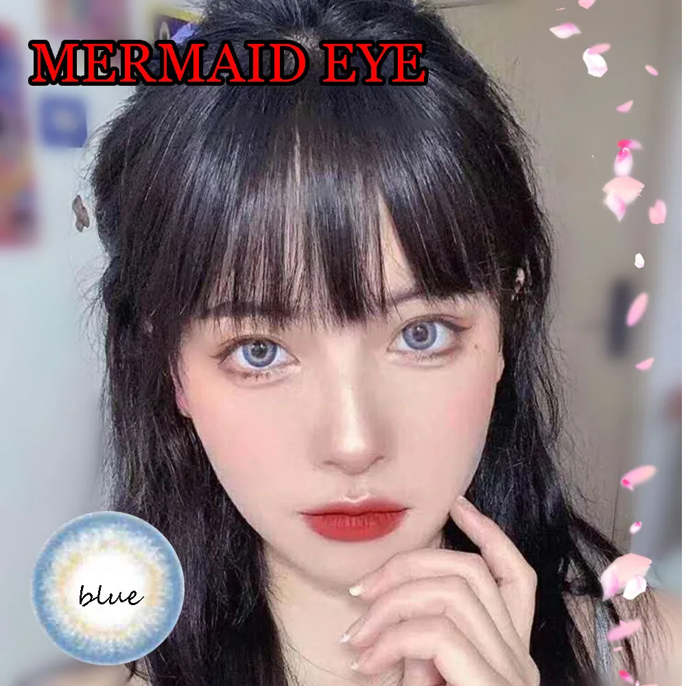 Hotsale Magic Contact Lens 14.5mm Dolly Eye 1 Year Women Soft Glasses with Prescription Lenses Mermaid Eye Blue
Hotsale Magic Contact Lens 14.5mm Dolly Eye 1 Year Women Soft Glasses with Prescription Lenses Mermaid Eye Blue