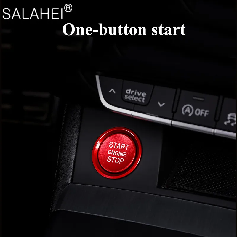 Car Central Control One-Click Start Switch Sticker Trim For Audi Q5 Q7 A8L A5 A4L Stylish Button Cover Interior Accessories
Car Central Control One-Click Start Switch Sticker Trim For Audi Q5 Q7 A8L A5 A4L Stylish Button Cover Interior Accessories