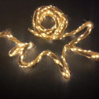 1M 15 LED Hemp Rope Decorative Fairy String Lights Battery Operated Garden Party Indoor Outdoor Light Lamp Warm White
1M 15 LED Hemp Rope Decorative Fairy String Lights Battery Operated Garden Party Indoor Outdoor Light Lamp Warm White
