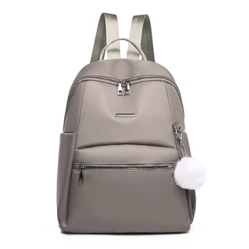 White Hairball Women Backpack Bag Solid Color Oxford Zipper School Backpack Bags For Girls Female Rucksack Dropshipping Welcome 
White Hairball Women Backpack Bag Solid Color Oxford Zipper School Backpack Bags For Girls Female Rucksack Dropshipping Welcome